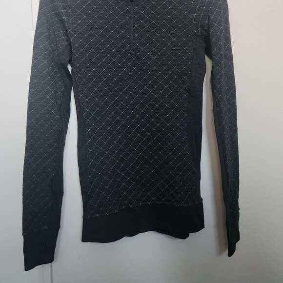 Icebreaker Merino Wool Affinity Thermo Half Zip - Grey - Picture 10 of 16